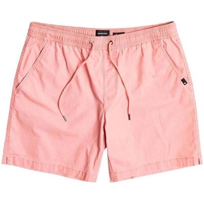 Pantalon corto para hombre Quiksilver Taxer 17" en color rosa