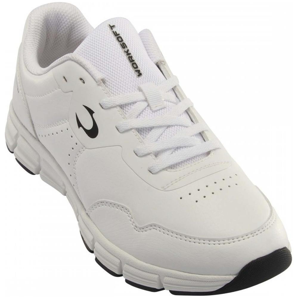 John smith Wiler sapatilhas de homem em branco 3/4