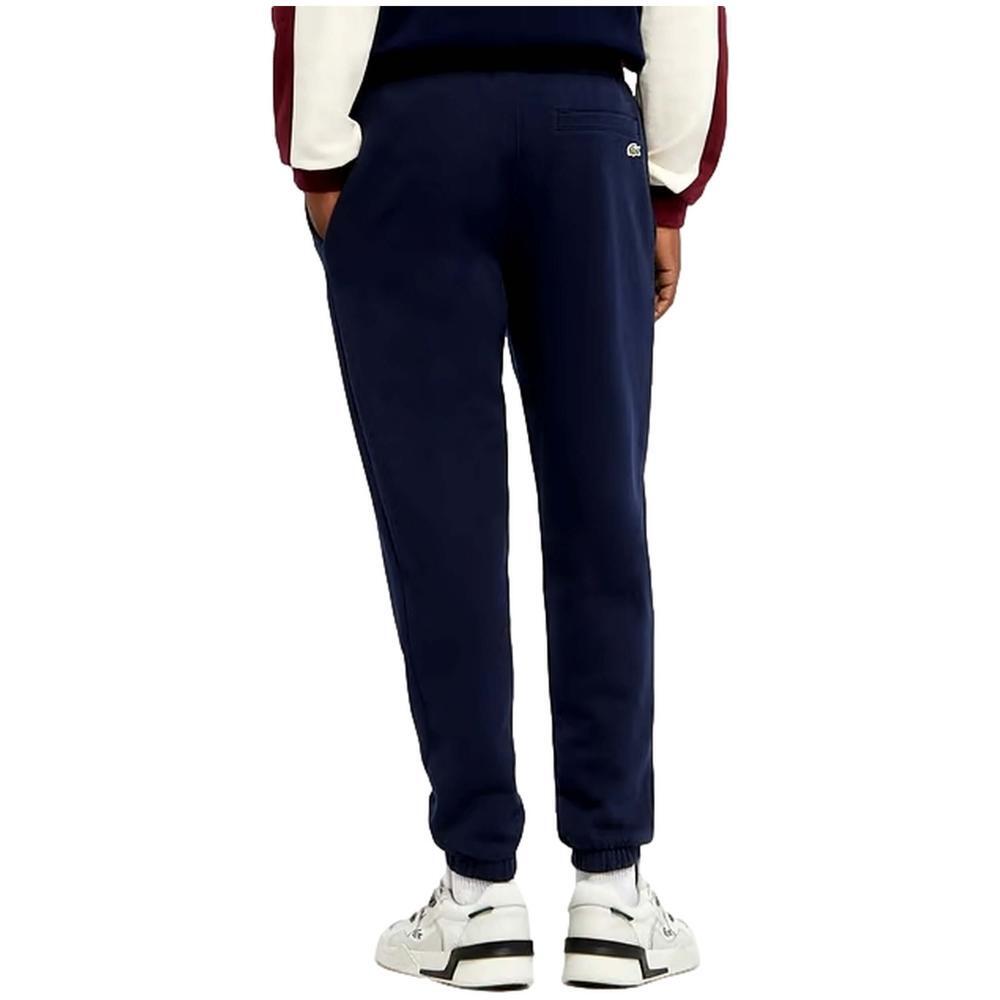 Pantalon largo para hombre Lacoste en color azul 3/4