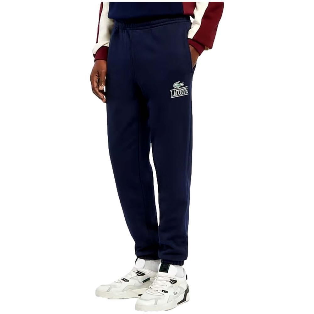 Pantalon largo para hombre Lacoste en color azul 2/4