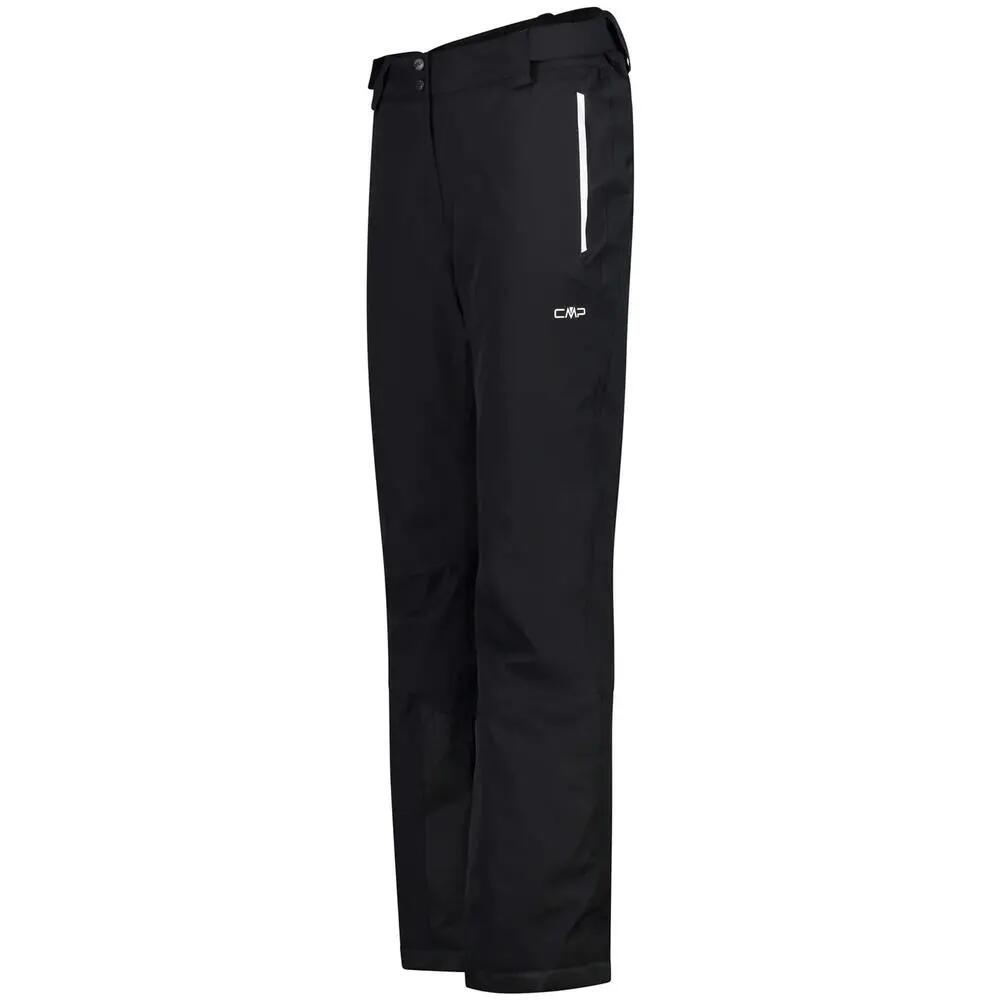 Calças compridas Campagnolo para mulher em preto. 3/6