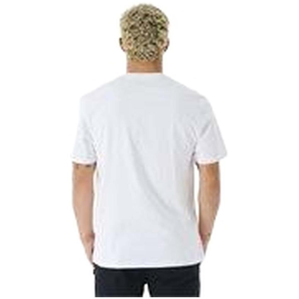 T-shirt de manga curta Fill me up para homem da Rip Curl, em branco 3/5