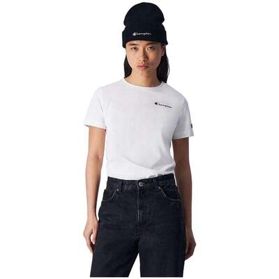 Camiseta de manga corta para mujer Champion en color blanco