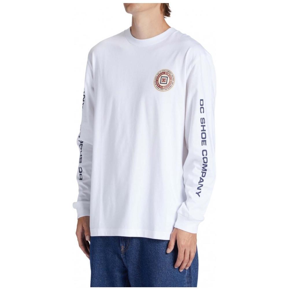 Camiseta de manga larga para hombre Dc shoes Dc old head en color blanco 4/5