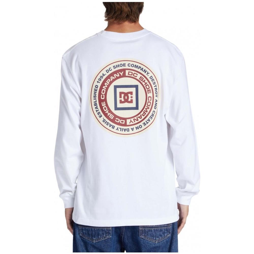 Camiseta de manga larga para hombre Dc shoes Dc old head en color blanco 2/5