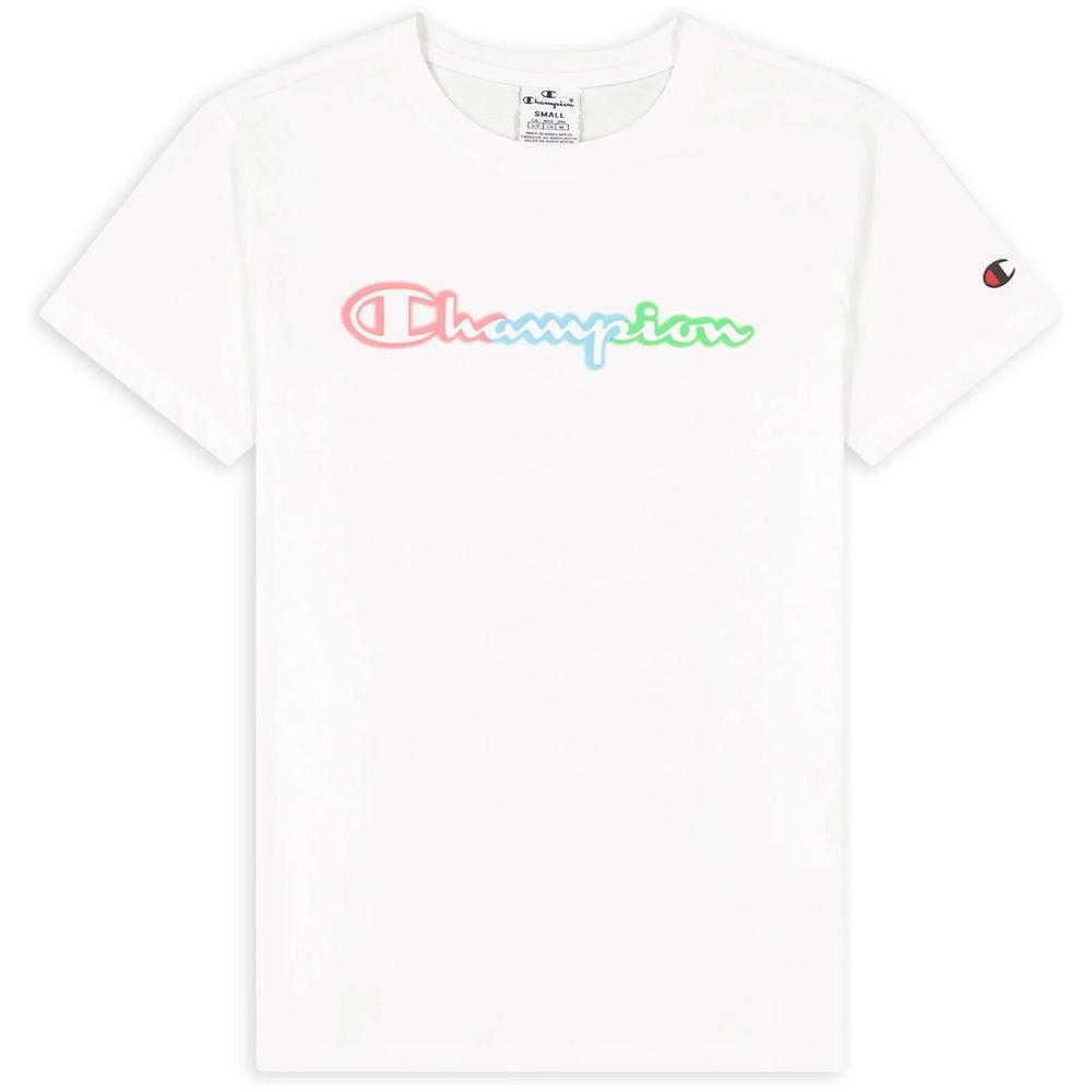 Camiseta de manga corta para mujer Champion en color blanco 2/2