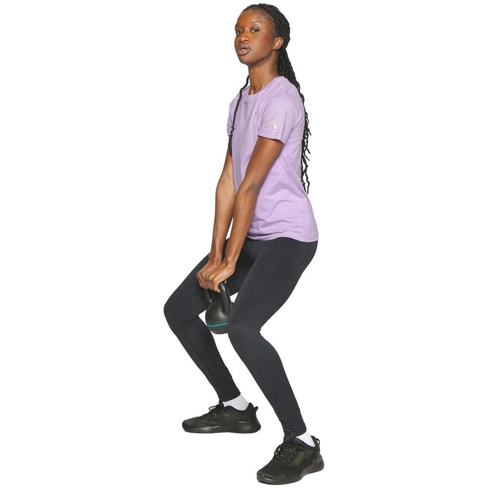 T-Shirt Femmes Champion Micro Logo American Classic violet 4/5