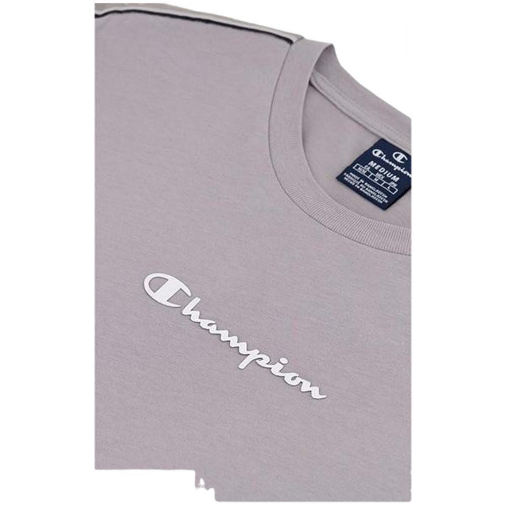 T-shirt Champion de manga curta para homem em cinzento 4/5