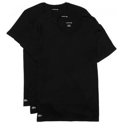 Camiseta de manga corta Lacoste Essentials 3P para hombre
