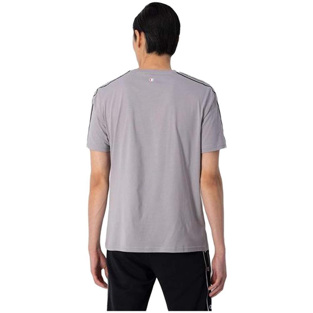 T-shirt Champion de manga curta para homem em cinzento 3/5