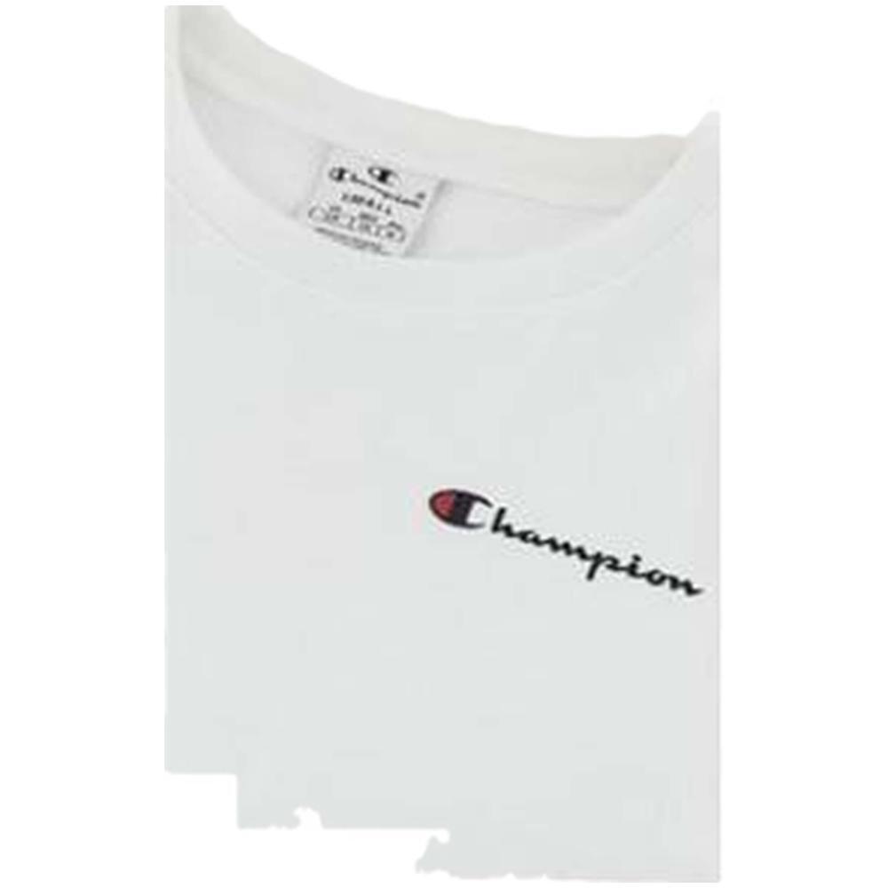 Camiseta de manga corta para mujer Champion en color blanco 4/5
