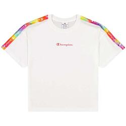 T-Shirt Femmes Champion À Col Rond blanc