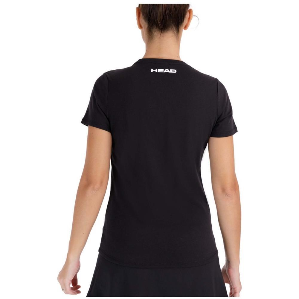 Camiseta de manga corta para mujer Head Button en color negro 2/3