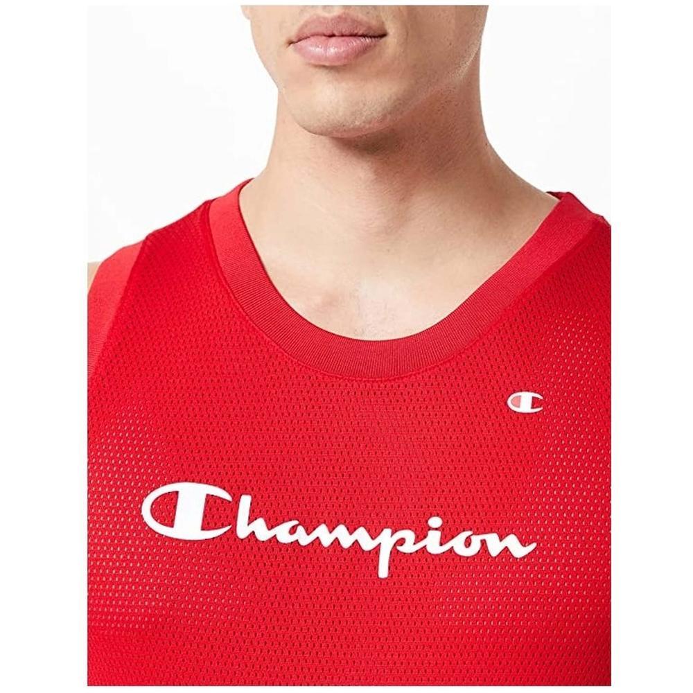 Camiseta de tirantes para hombre Champion en color rojo 2/3