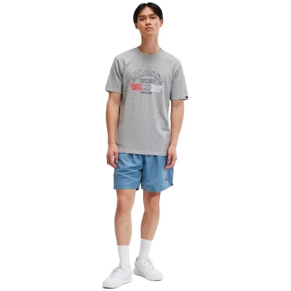 Camiseta de manga corta para hombre Ellesse 	giambettio en color gris 2/4