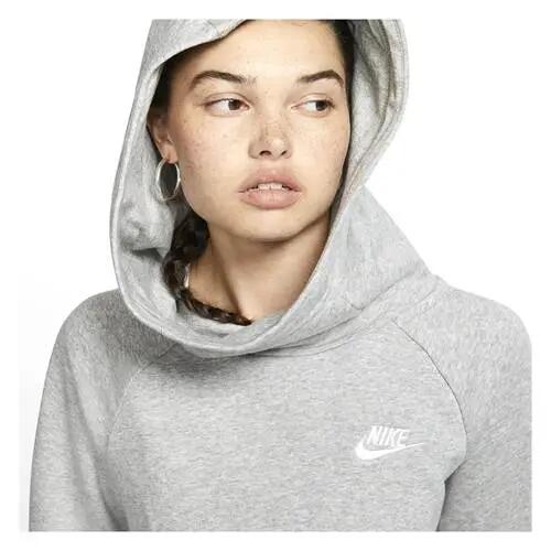 Sweat À Capuche ESSENTIALS Femme (Gris / Argenté) 3/5