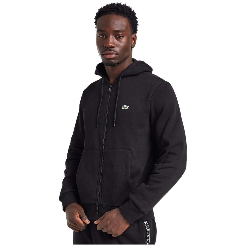 Sudadera con capucha para hombre Lacoste en color negro 3/7