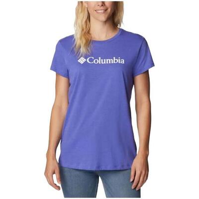 Camiseta de manga corta para mujer Columbia Trek en color azul