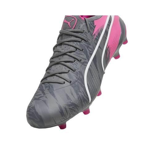 Puma King Ultimate Rush FG/AG Fußballschuhe Herren grau 4/5