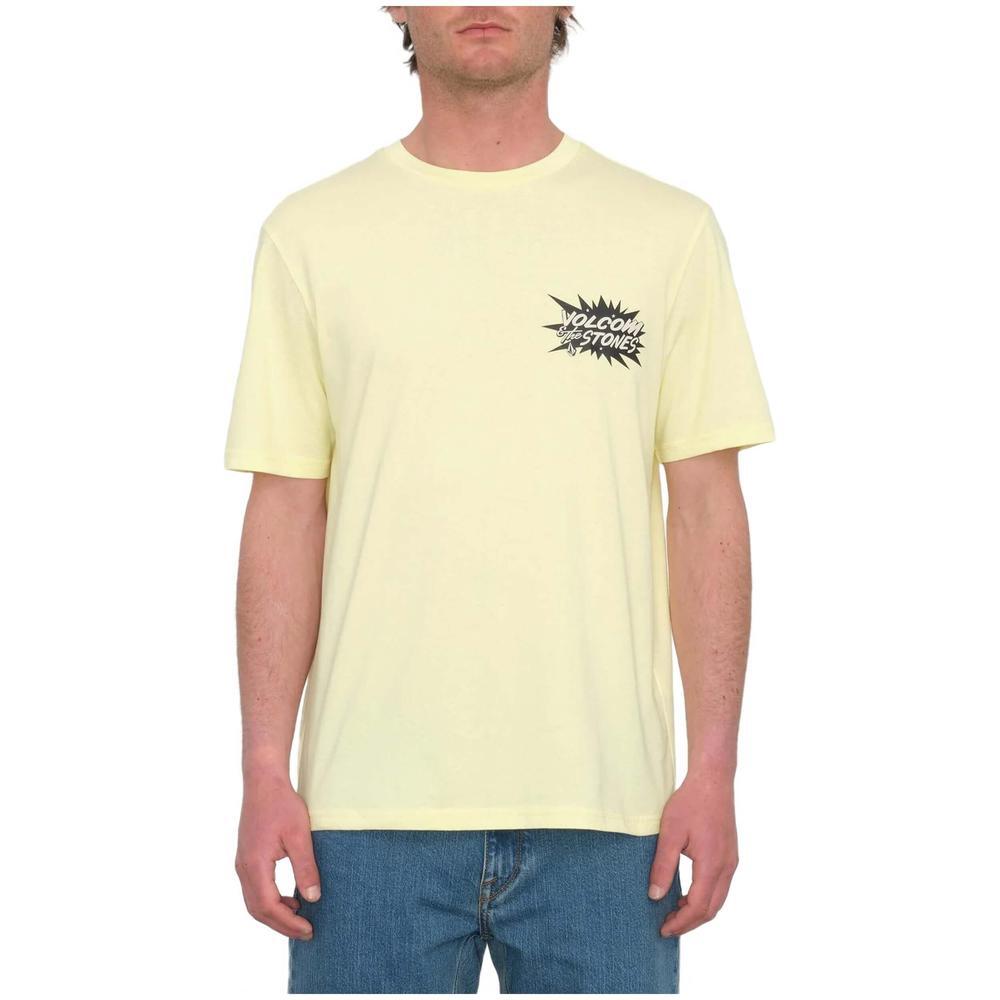 Camiseta de manga corta para hombre Volcom Strange relics en color amarillo 2/3