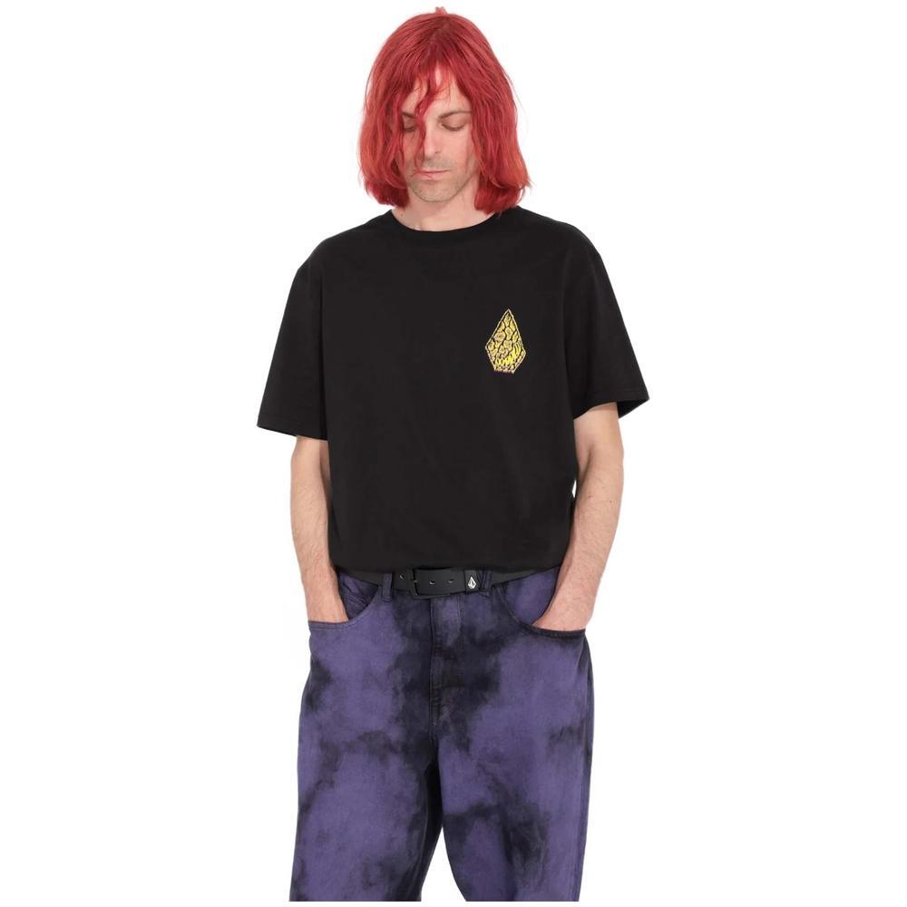 T-shirt de manga curta Tetsunori 2 para homem da Volcom em preto 4/5