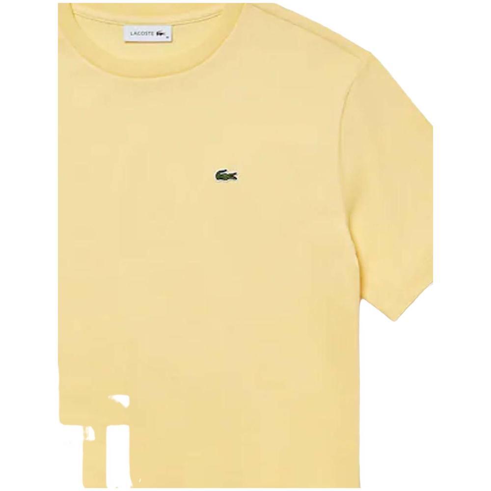 Camiseta de manga corta para mujer Lacoste Giallo en color amarillo 2/2