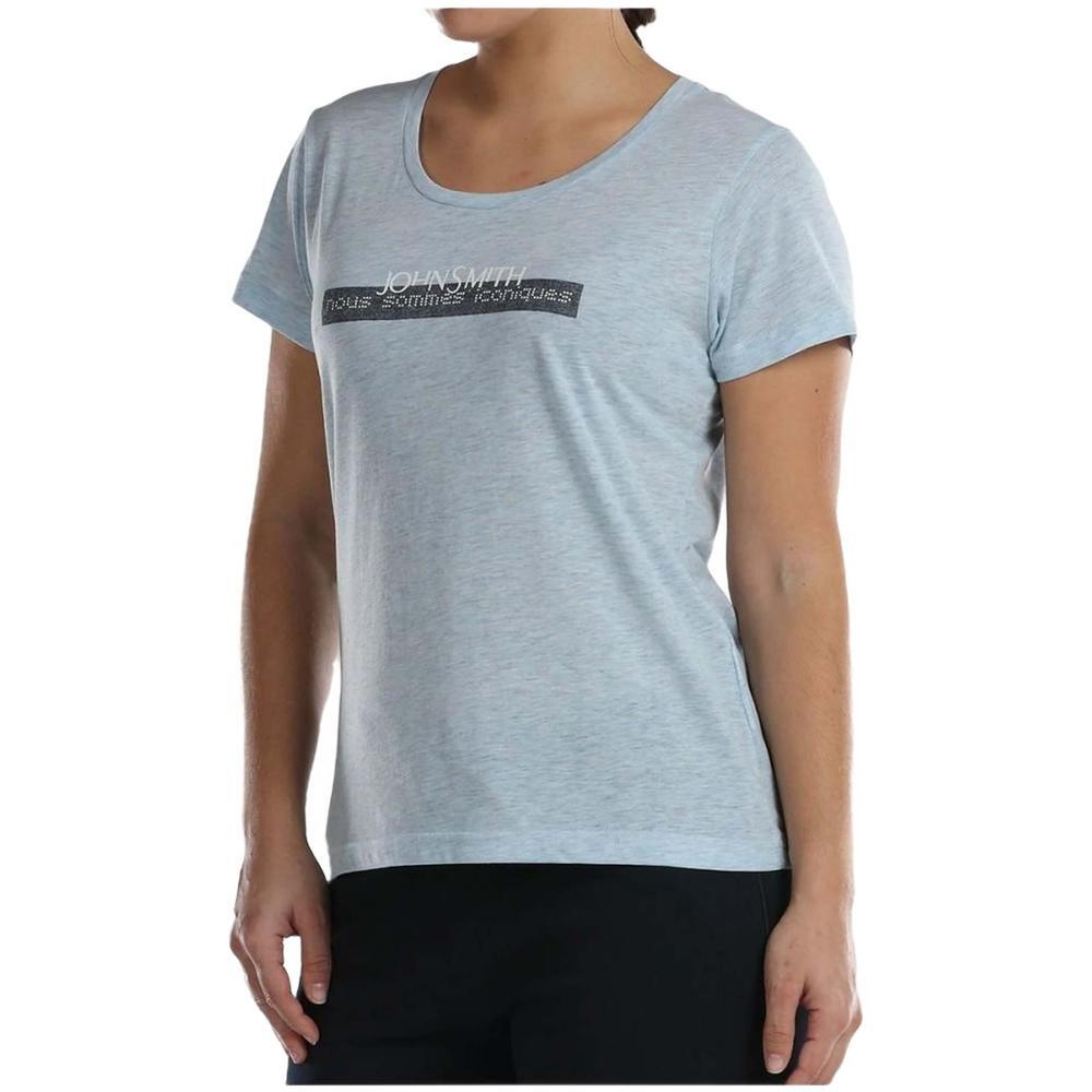 T-shirt de manga curta John smith Neis para mulher em cinzento 2/4