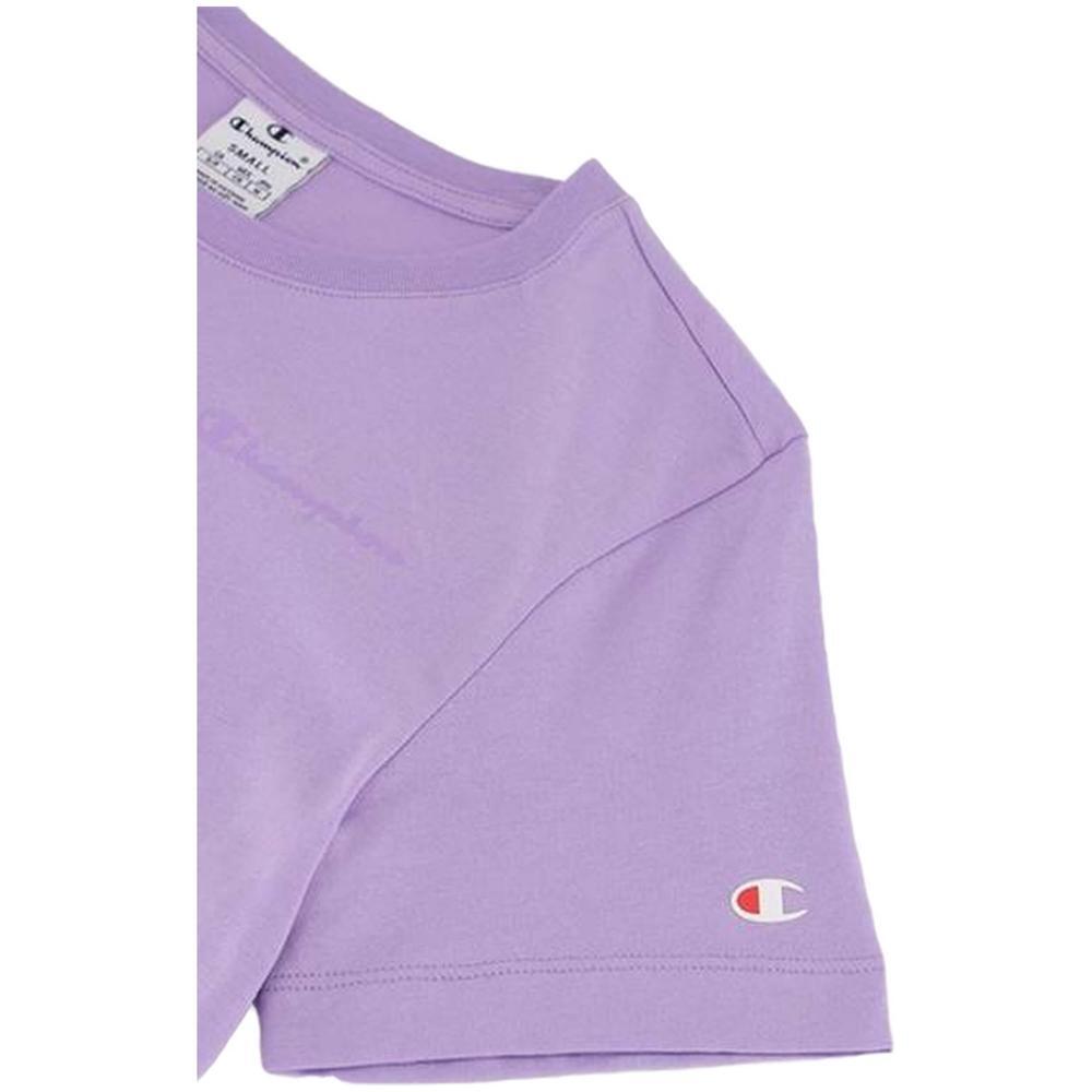 T-Shirt Femmes Champion Micro Logo American Classic violet 3/3