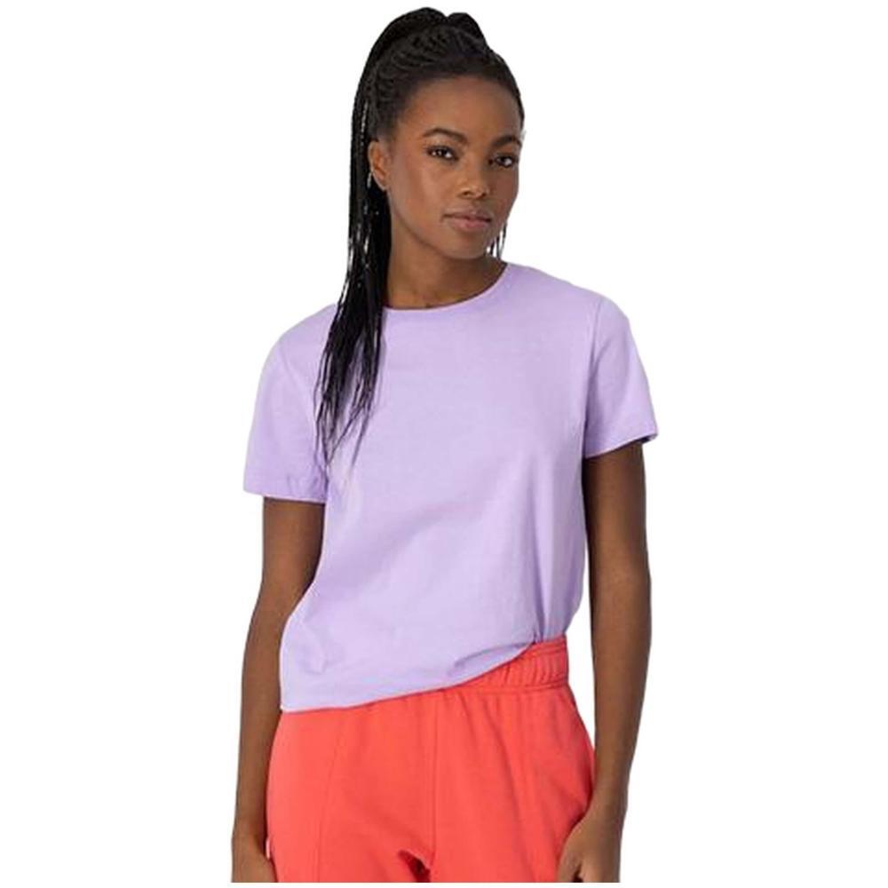 T-Shirt Femmes Champion Micro Logo American Classic violet 1/3