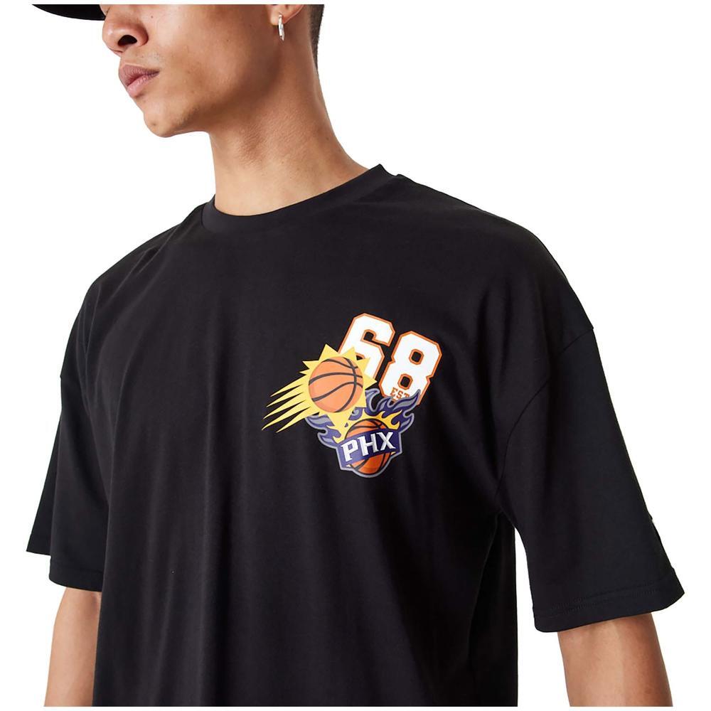 Camiseta de manga corta para hombre New era Phoenix suns en color negro 3/5