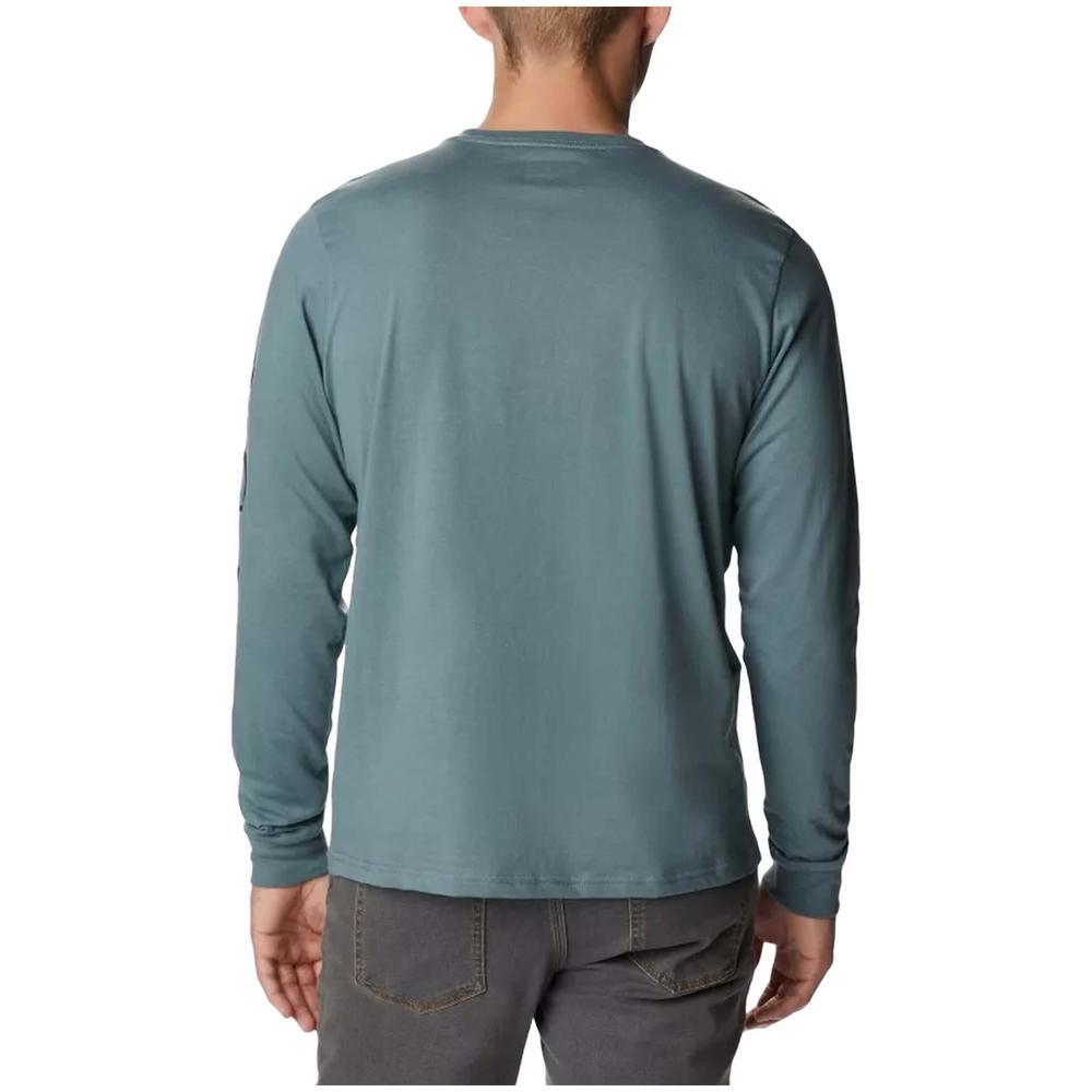 T-shirt de manga curta com logótipo Columbia Basic para homem, azul 2/2