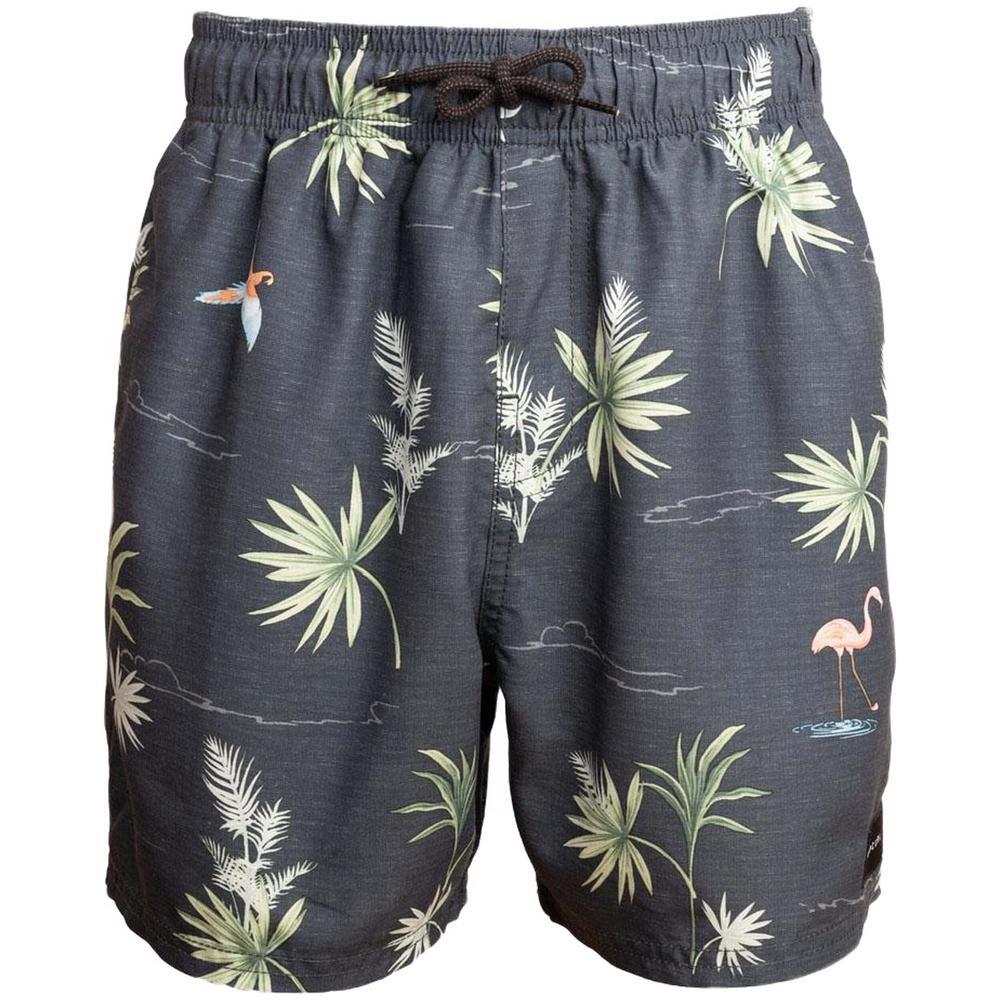 Pantalon corto para hombre Rip curl Pajarito volley en color negro 1/2