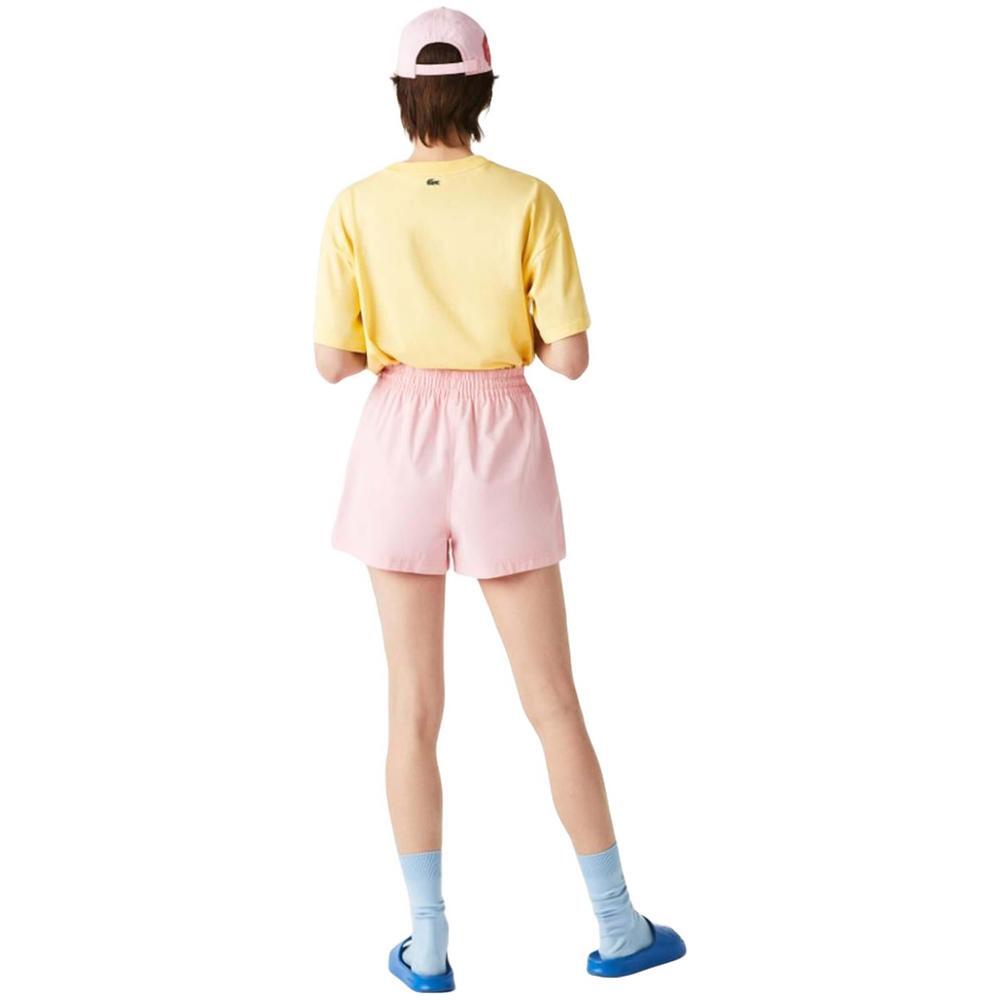 Camiseta de manga corta para mujer Lacoste en color amarillo 3/3