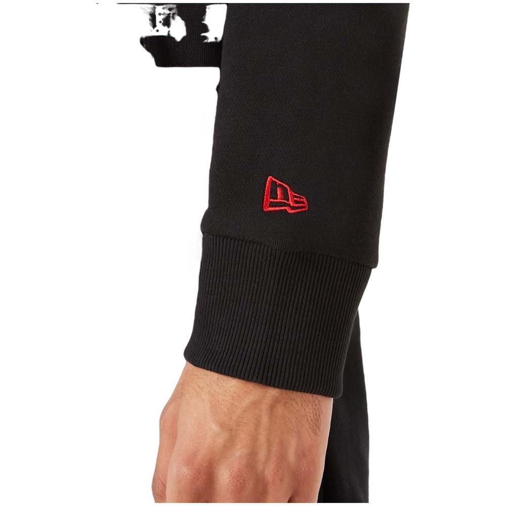 Sudadera para hombre New era Nba infill tm logo hdy chibul en color negro 4/4