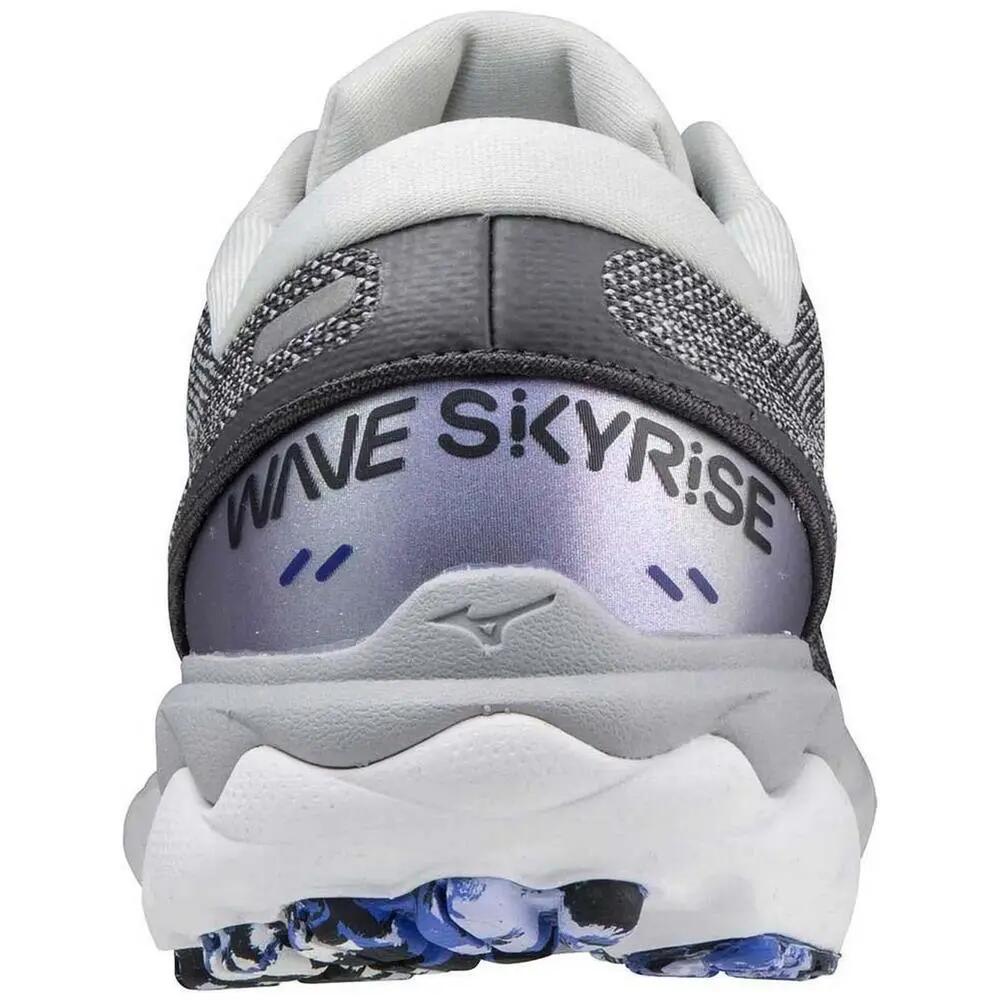 Zapatillas para mujer Mizuno Wave skyrise en color gris 5/5
