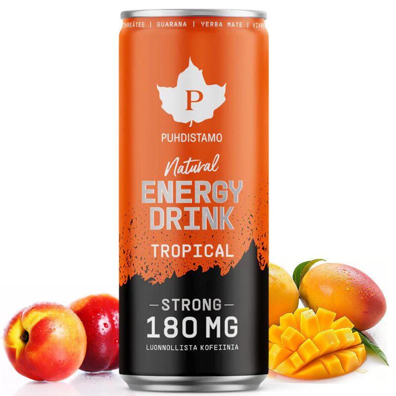 Természetes energiaital, natural energy drink - Trópusi nektarin, mangó, 330ml