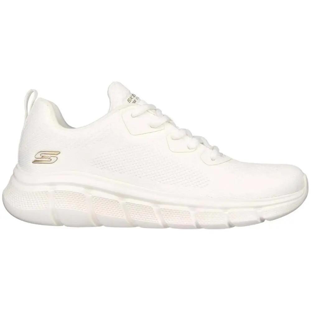 Zapatillas para mujer Skechers Bobs en color blanco 2/3