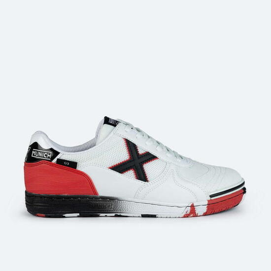 Zapatilla de fútbol sala MUNICH G3 indoor blanco