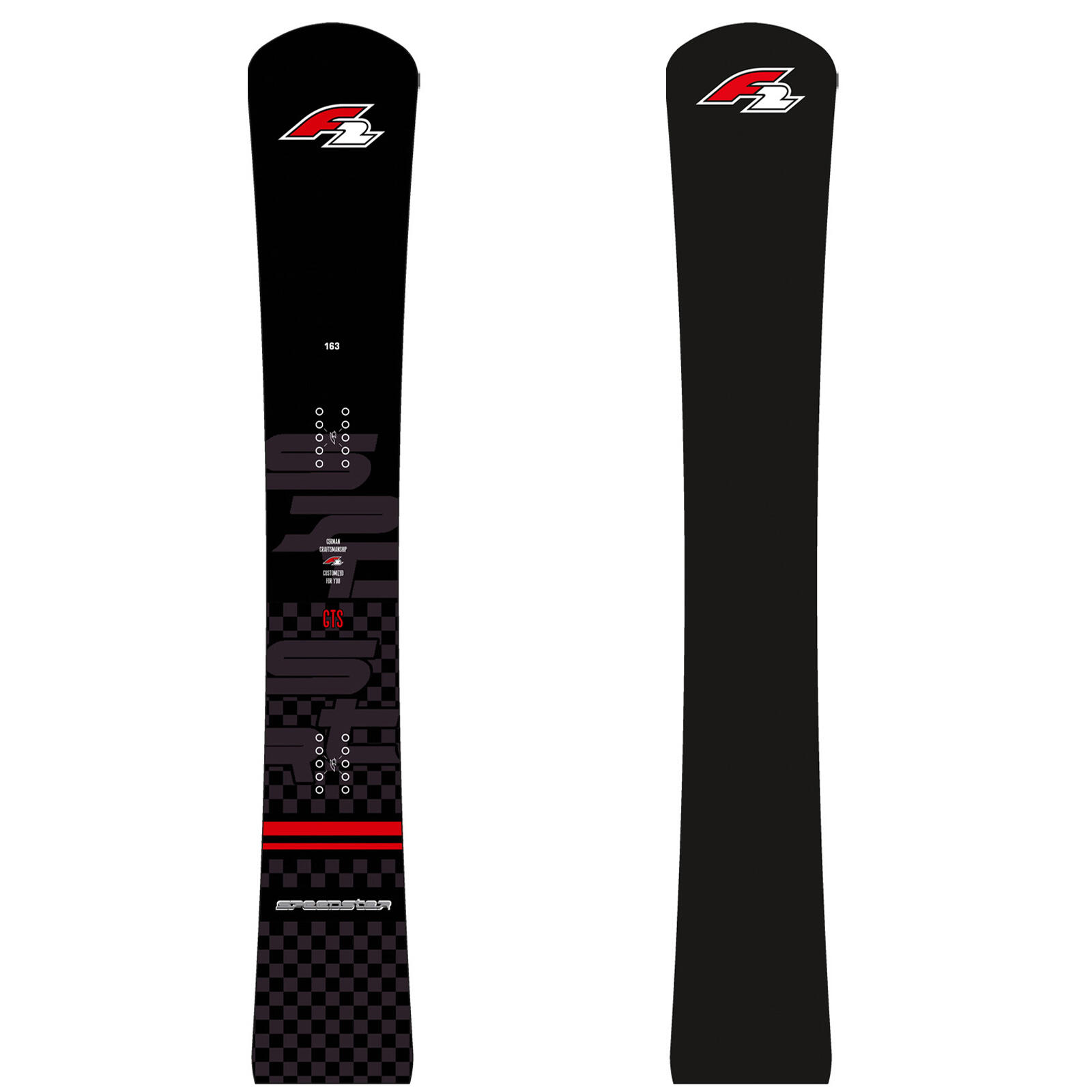 F2 Snowboard Speedster GTS Race 163 cm Schwarz 2023/24