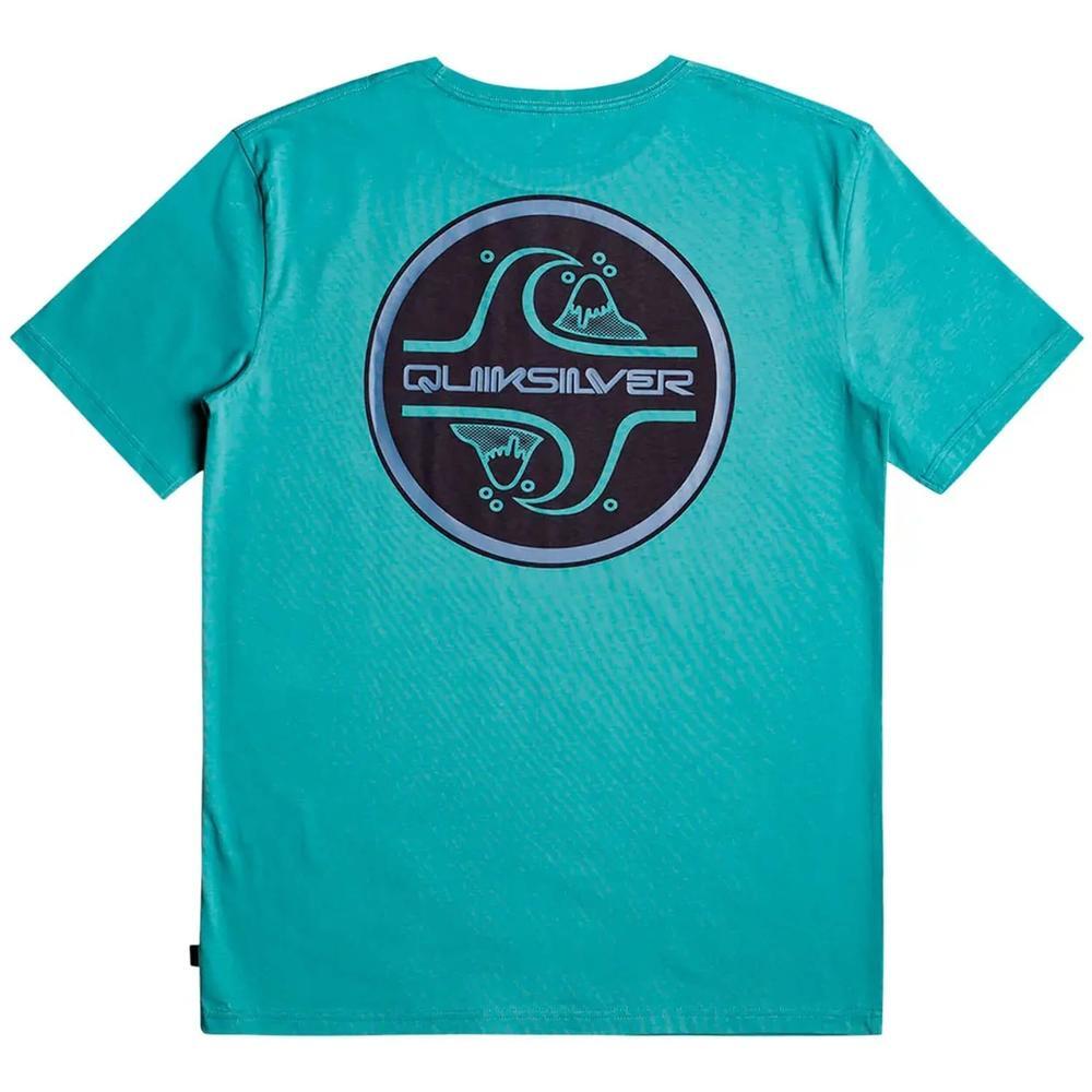 Quiksilver T-shirt de manga curta Core bubble para homem em azul 2/7
