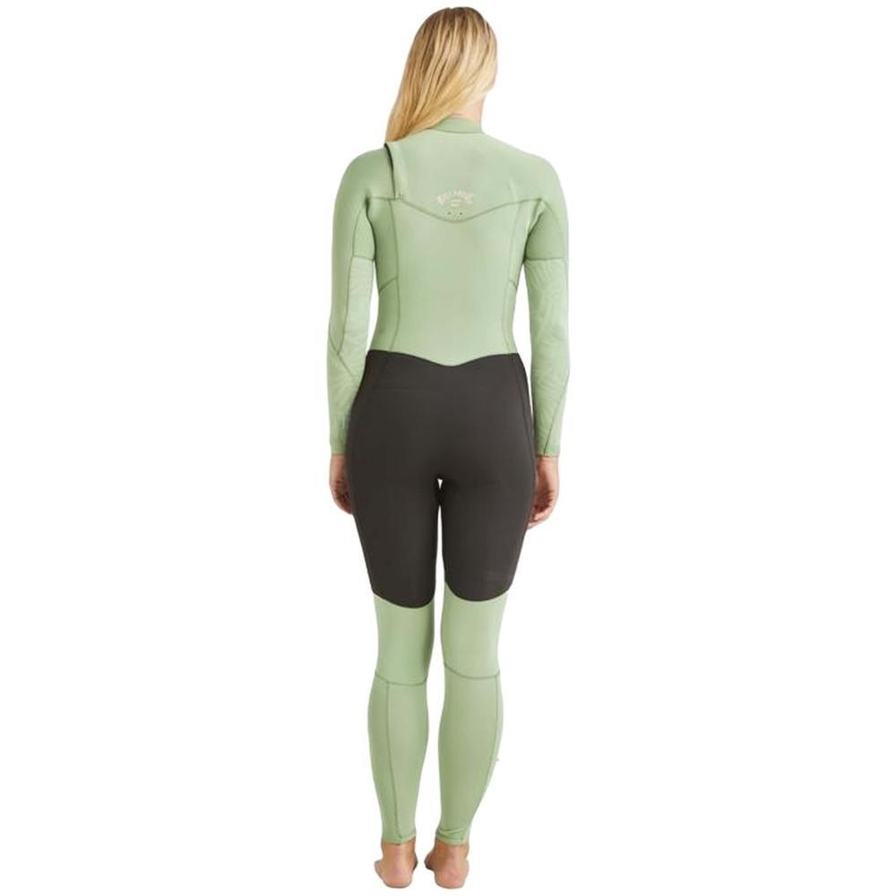 Neopreno para mujer Billabong 32 synergy cz en color verde 2/3