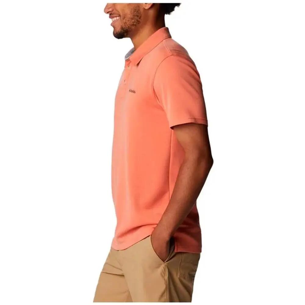 Camiseta de manga corta para hombre Columbia Abbigliamento en color naranja 3/4