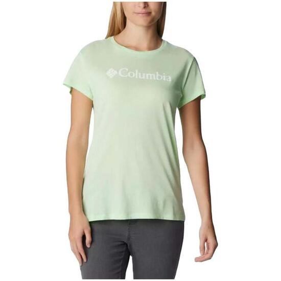 Camiseta de manga corta para mujer Columbia Trek™ en color verde