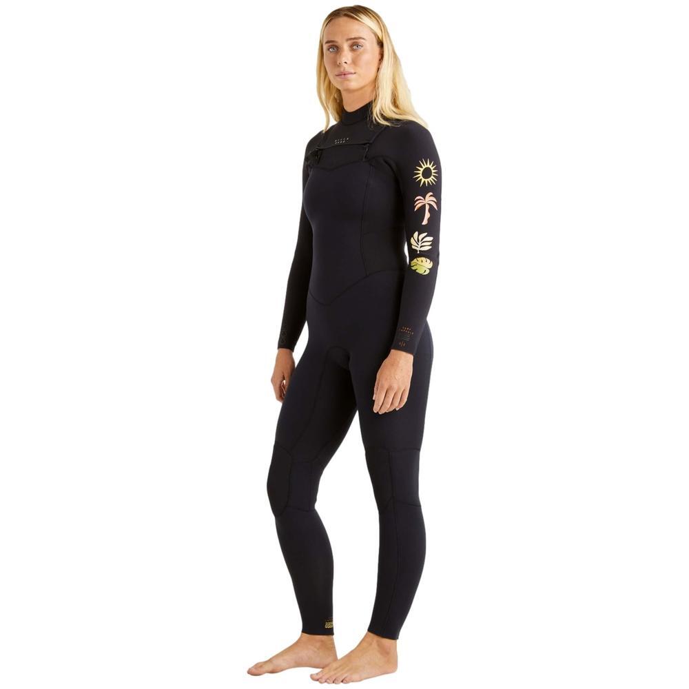 Neopreno para mujer Billabong 32 salty natura en color negro 3/3