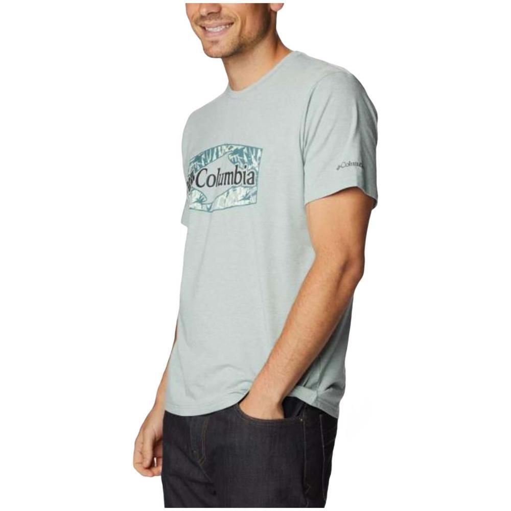 T-shirt Columbia sun trek™ técnica de manga curta para homem em cinzento 4/7
