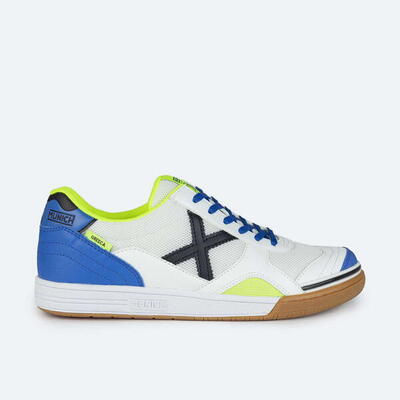 Zapatilla de futbol sala MUNICH Gresca blanco