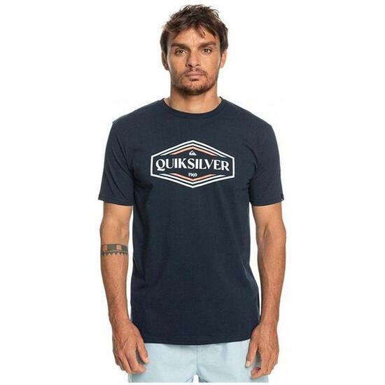 Camiseta de manga corta para hombre Quiksilver Shapesup en color azul