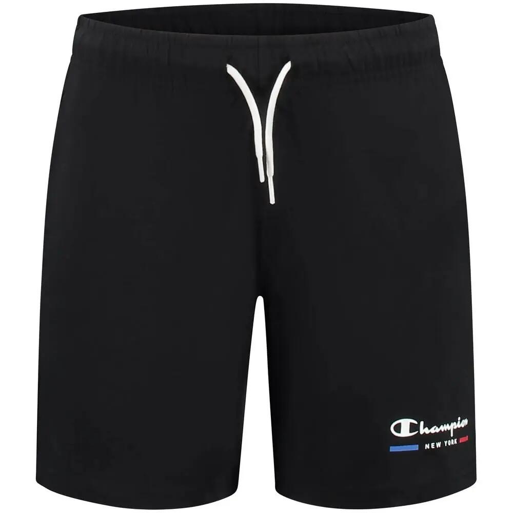 Pantalon corto de la marca Champion para hombre en color negro. 1/2