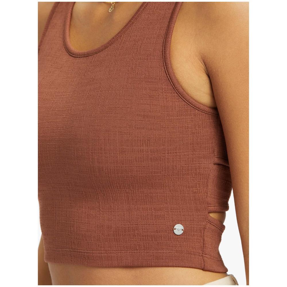 Camiseta de tirantes para mujer Roxy Good keepsake en color marron 3/5