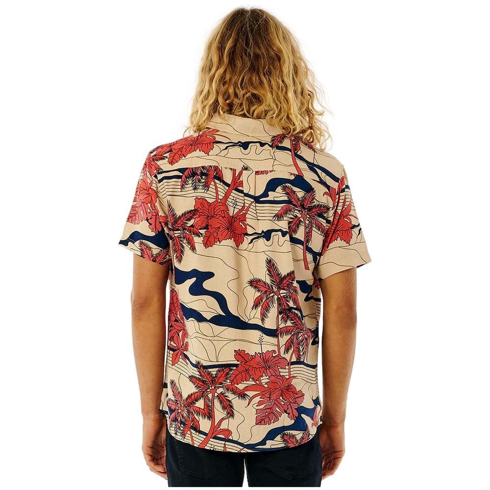 Camisa Rip Curl Barrel Killa Bone Marrom claro 4/5